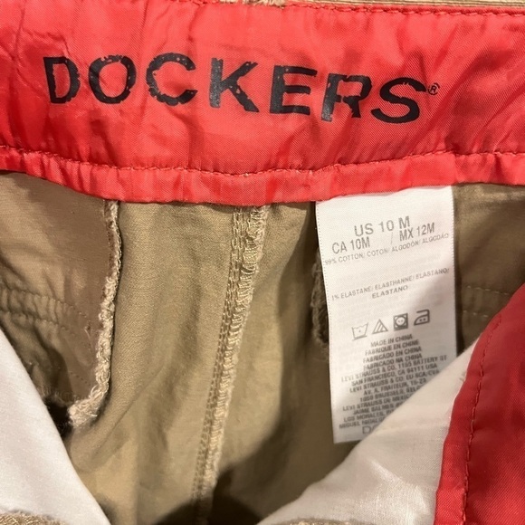 Women’s Athleisure Khaki Dockers Straight Leg Pants Mid Rise Size 10 Casual - Picture 7 of 9